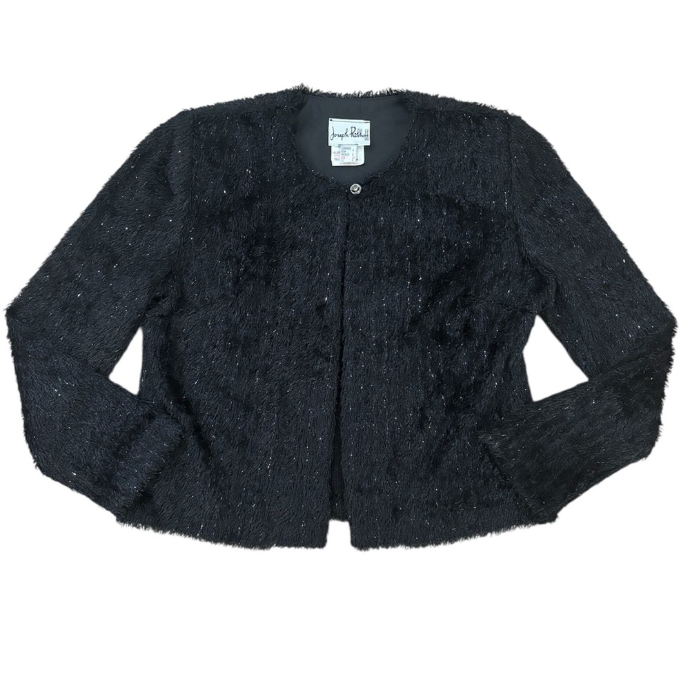 Joseph Ribkoff Black & Silver Lightweight Jacket